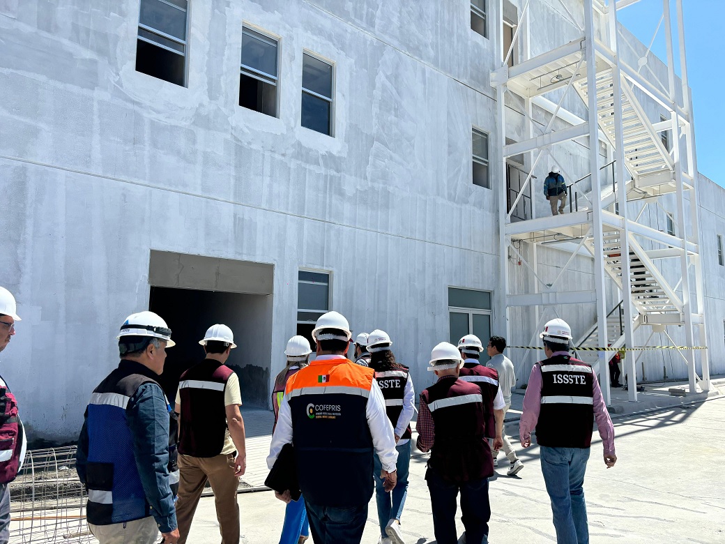 Avances de la nueva Clínica Hospital del ISSSTE en Cabo San Lucas